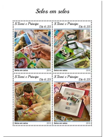 n° 6297/6300 - Timbre SAINT-THOMAS ET PRINCE Poste