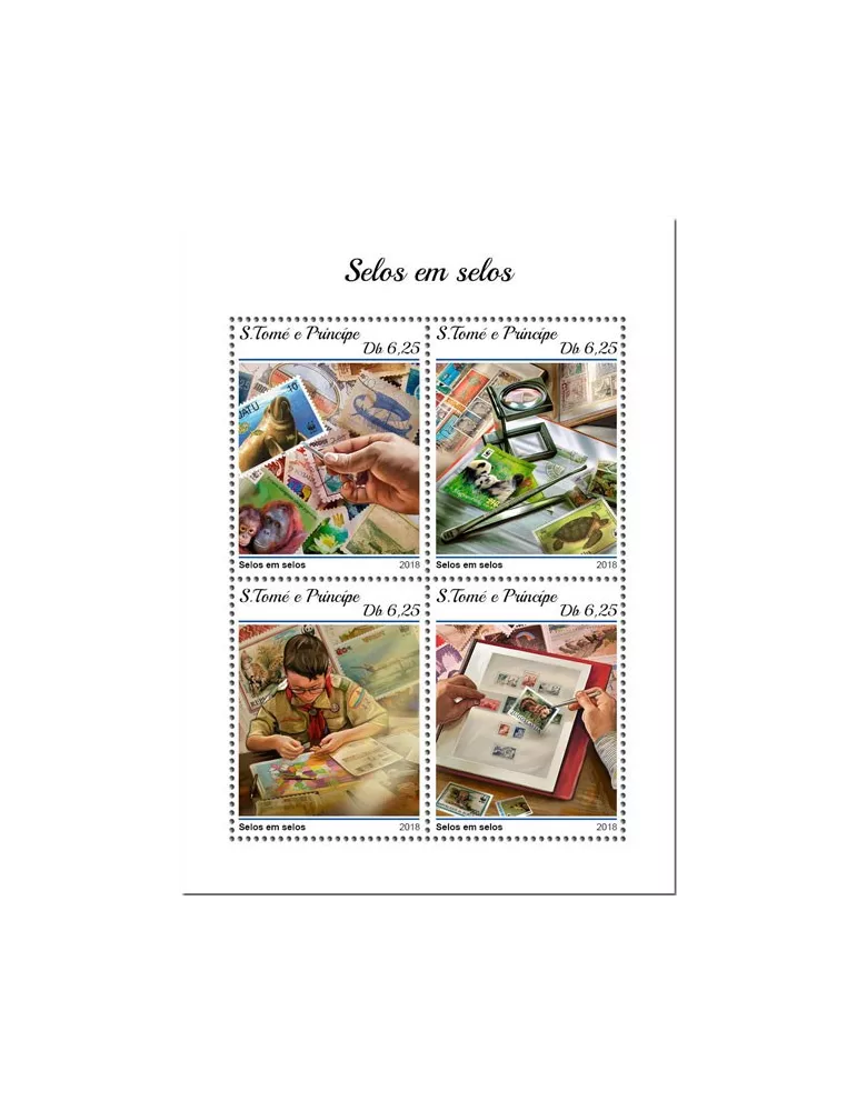 n° 6297/6300 - Timbre SAINT-THOMAS ET PRINCE Poste