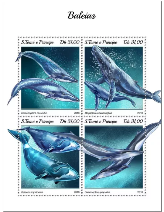 n° 6309/6312 - Timbre SAINT-THOMAS ET PRINCE Poste