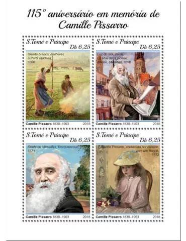 n° 6353/6356 - Timbre SAINT-THOMAS ET PRINCE Poste