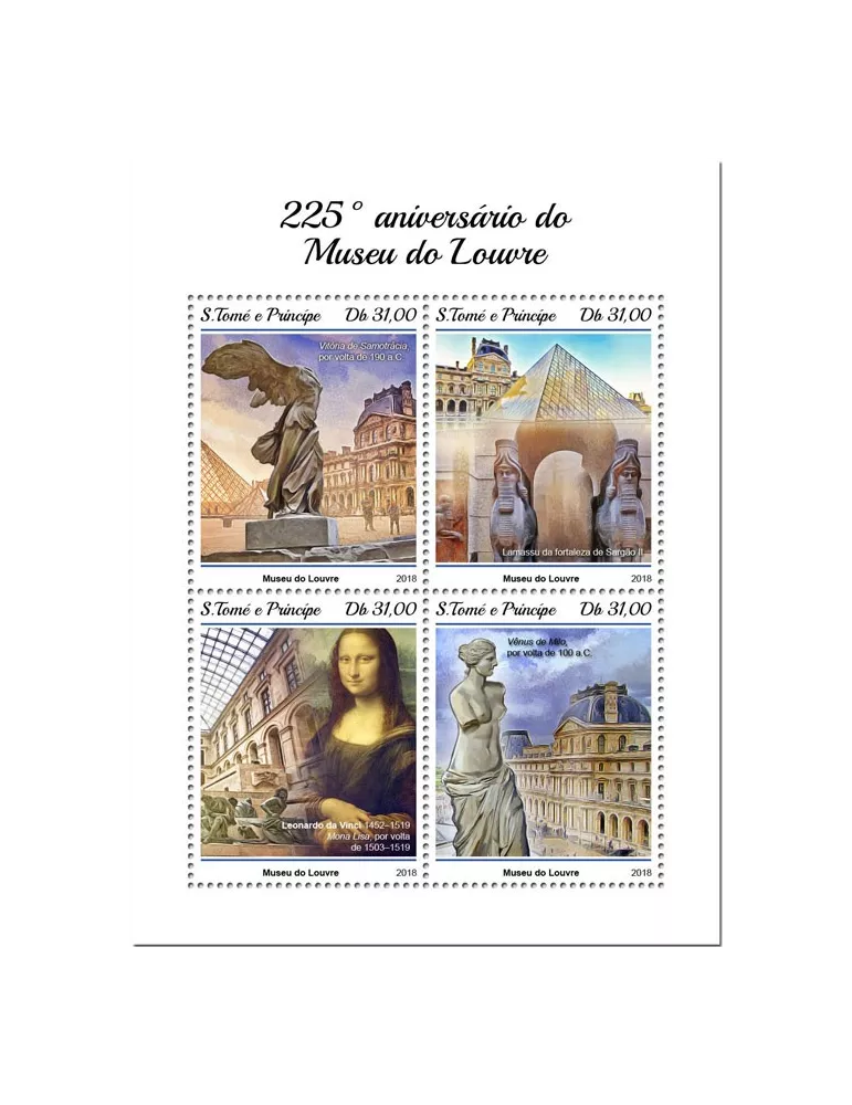 n° 6357/6360 - Timbre SAINT-THOMAS ET PRINCE Poste