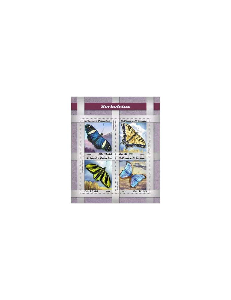 n° 6418/6421 - Timbre SAINT-THOMAS ET PRINCE Poste