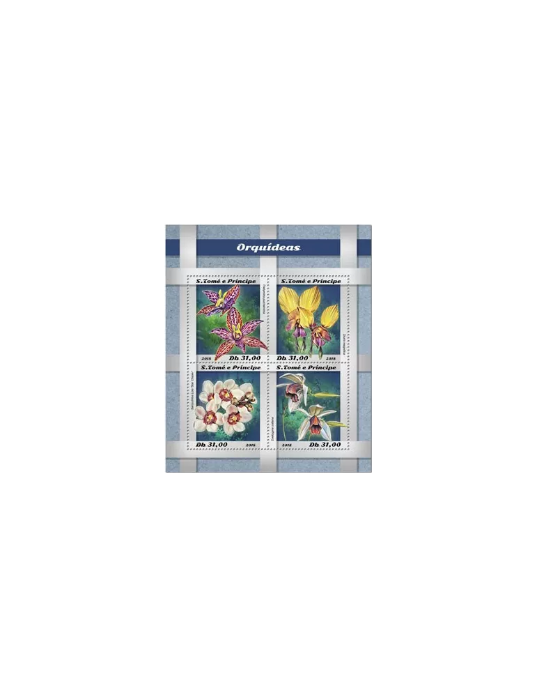 n° 6422/6425 - Timbre SAINT-THOMAS ET PRINCE Poste