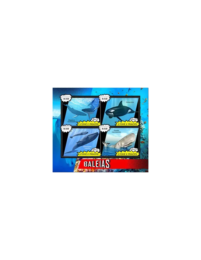 n° 6639/6642 - Timbre SAINT-THOMAS ET PRINCE Poste