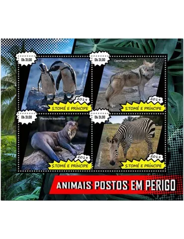 n° 6667/6670 - Timbre SAINT-THOMAS ET PRINCE Poste