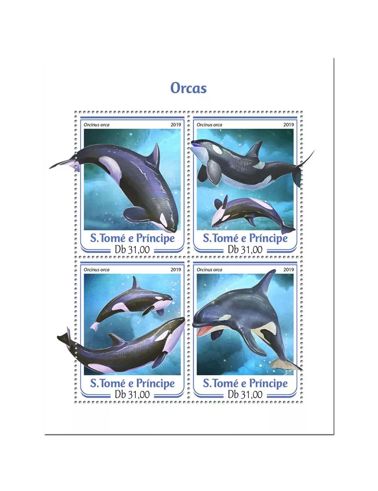 n° 6715/6718 - Timbre SAINT-THOMAS ET PRINCE Poste