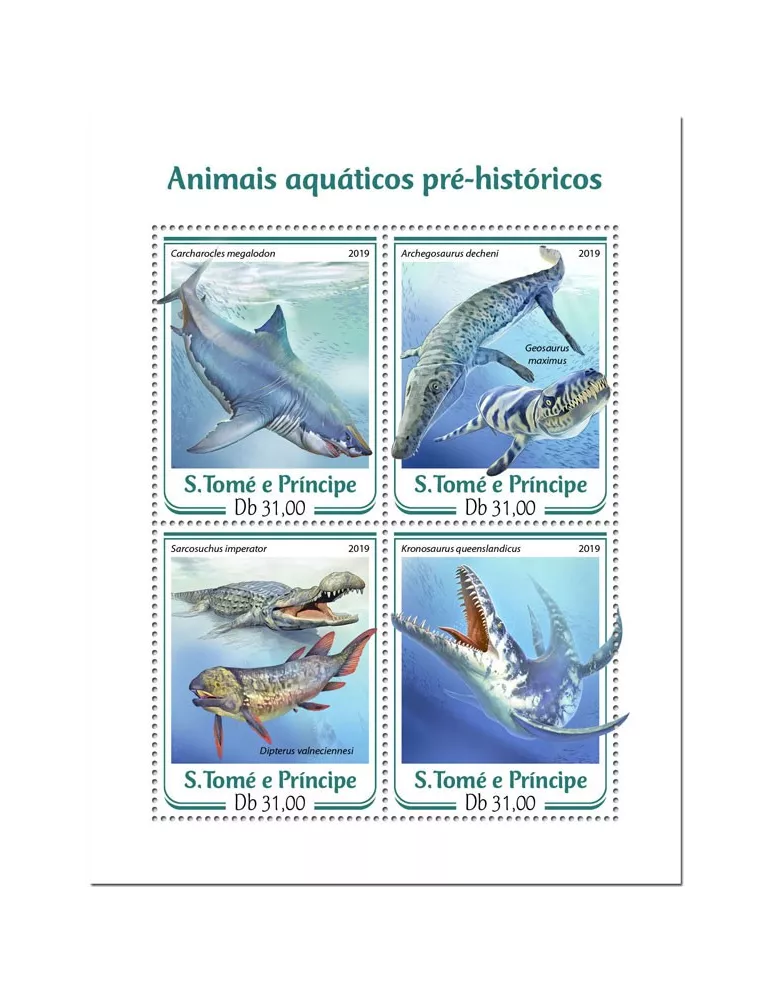 n° 6719/6722 - Timbre SAINT-THOMAS ET PRINCE Poste