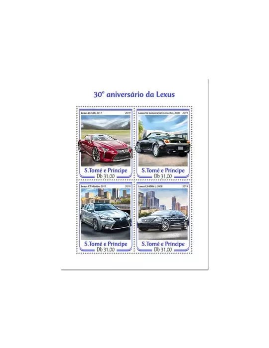 n° 6731/6734 - Timbre SAINT-THOMAS ET PRINCE Poste