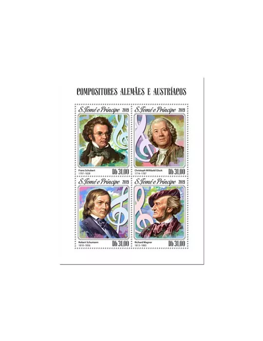 n° 6807/6810 - Timbre SAINT-THOMAS ET PRINCE Poste