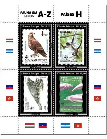 n° 6839/6842 - Timbre SAINT-THOMAS ET PRINCE Poste