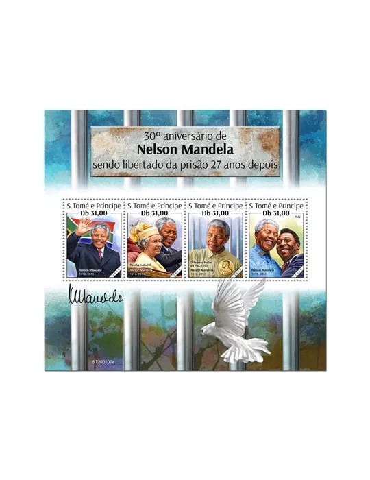 n° 7000/7003 - Timbre SAINT-THOMAS ET PRINCE Poste