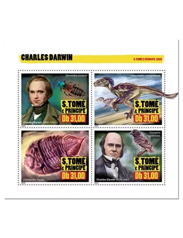 n° 7092/7095 - Timbre SAINT-THOMAS ET PRINCE Poste