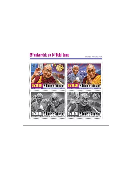 n° 7100/7103 - Timbre SAINT-THOMAS ET PRINCE Poste