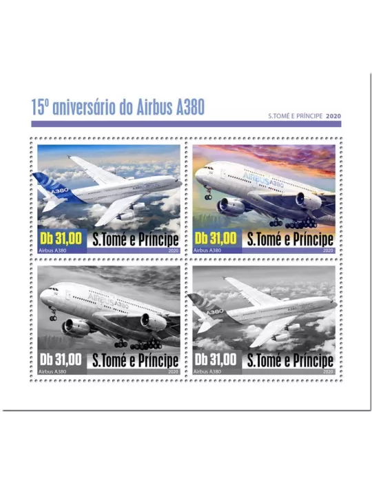 n° 7108/7111 - Timbre SAINT-THOMAS ET PRINCE Poste