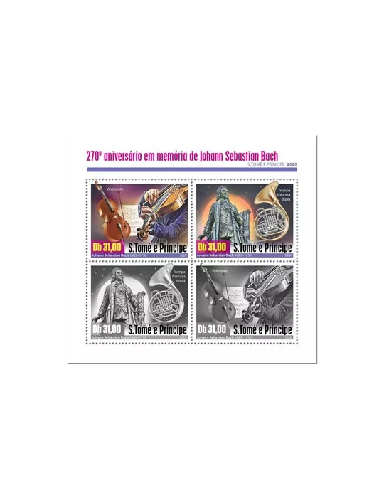 n° 7116/7119 - Timbre SAINT-THOMAS ET PRINCE Poste