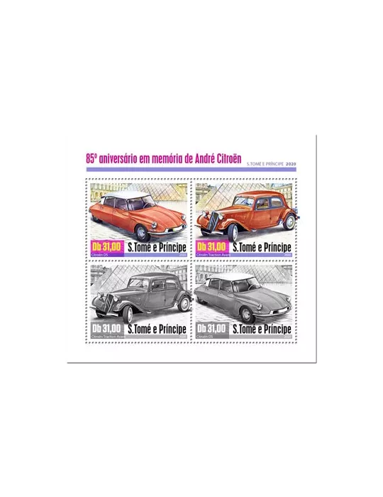 n° 7124/7127 - Timbre SAINT-THOMAS ET PRINCE Poste