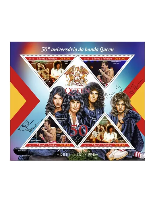 n° 7158/7161 - Timbre SAINT-THOMAS ET PRINCE Poste