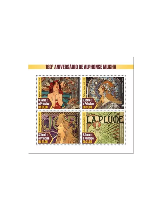 n° 7166/7169 - Timbre SAINT-THOMAS ET PRINCE Poste