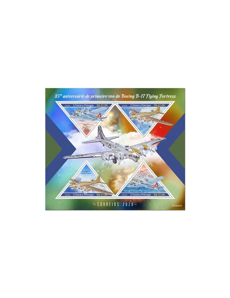 n° 7182/7185 - Timbre SAINT-THOMAS ET PRINCE Poste