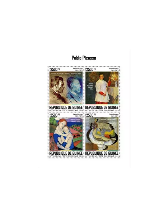 n° 10127/10130 - Timbre GUINEE Poste