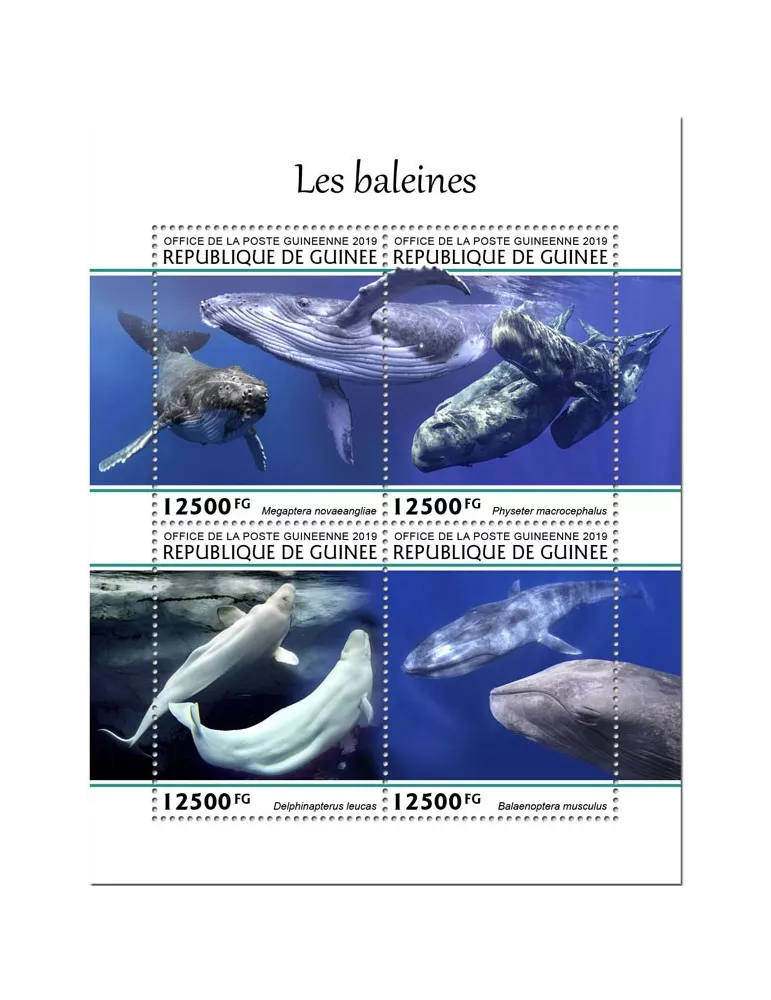 n° 10159/10162 - Timbre GUINEE Poste