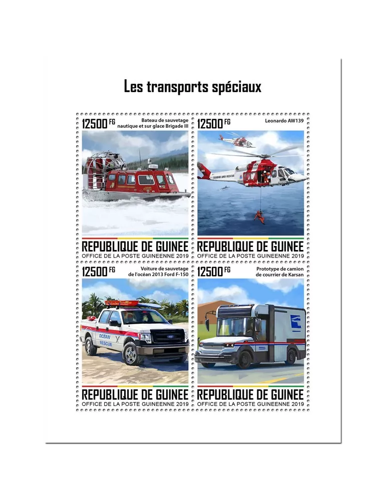 n° 10211/10214 - Timbre GUINEE Poste