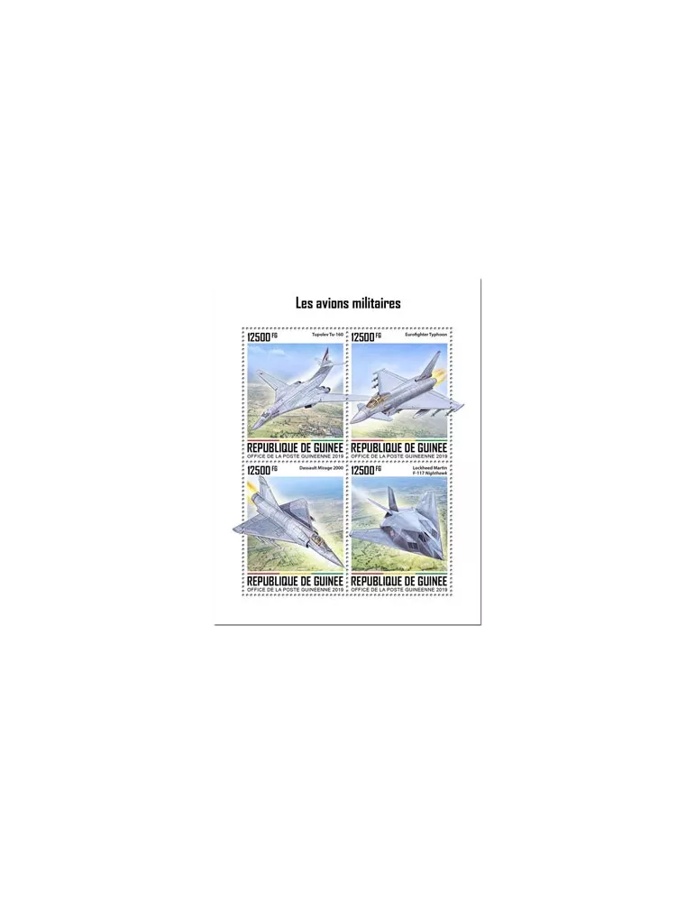 n° 10219/10222 - Timbre GUINEE Poste