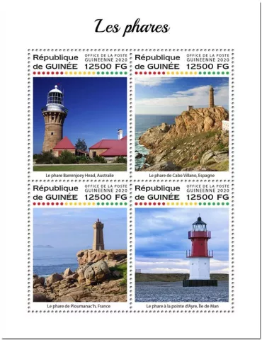 n° 10259/10262 - Timbre GUINEE Poste