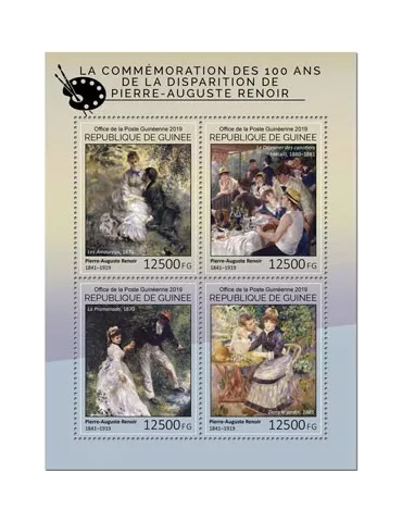 n° 9829/9832 - Timbre GUINEE Poste