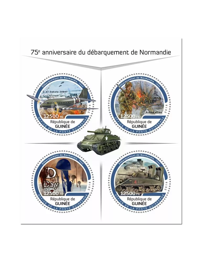 n° 9865/9868 - Timbre GUINEE Poste