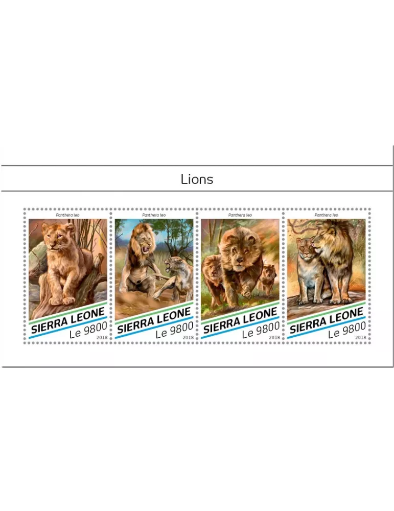 n° 8037/8040 - Timbre SIERRA LEONE Poste