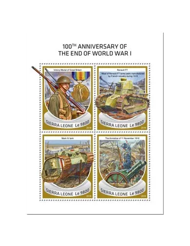 n° 8166/8169 - Timbre SIERRA LEONE Poste