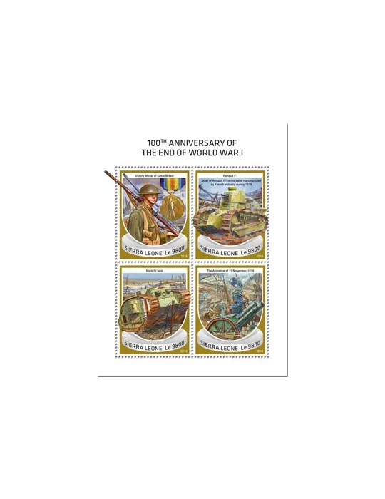 n° 8166/8169 - Timbre SIERRA LEONE Poste