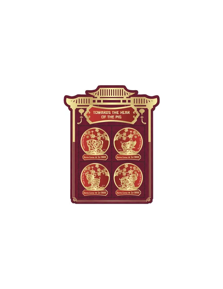 n° 8283/8286 - Timbre SIERRA LEONE Poste