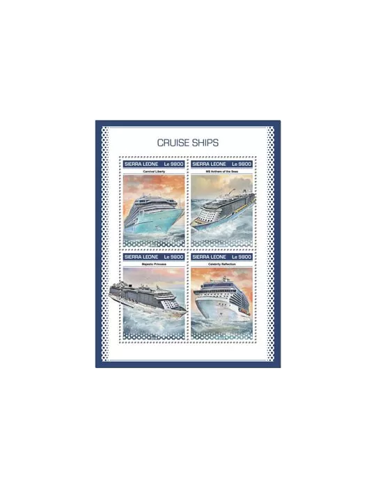 n° 8409/8412 - Timbre SIERRA LEONE Poste