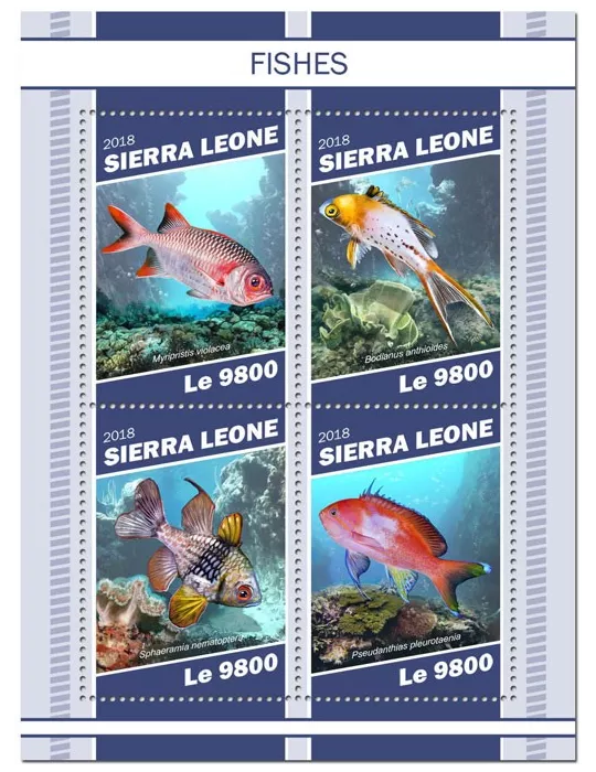 n° 8514/8517 - Timbre SIERRA LEONE Poste