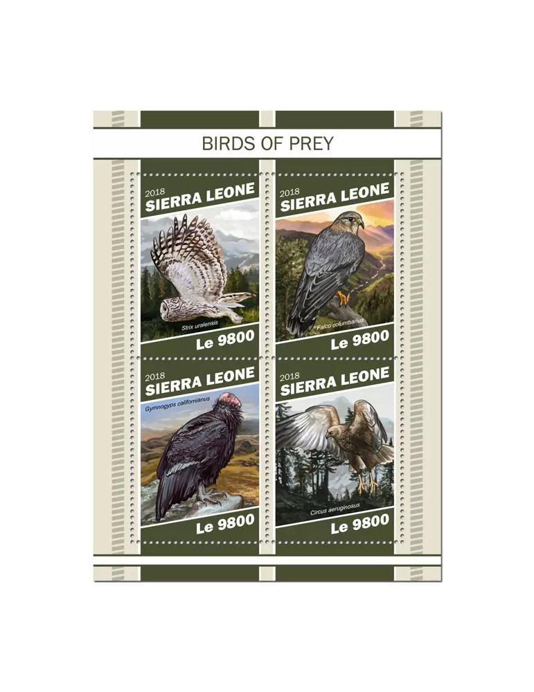 n° 8518/8521 - Timbre SIERRA LEONE Poste