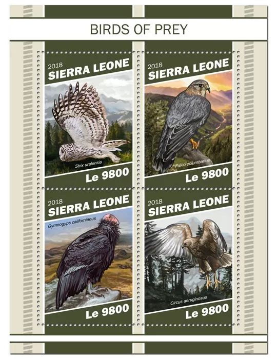 n° 8518/8521 - Timbre SIERRA LEONE Poste