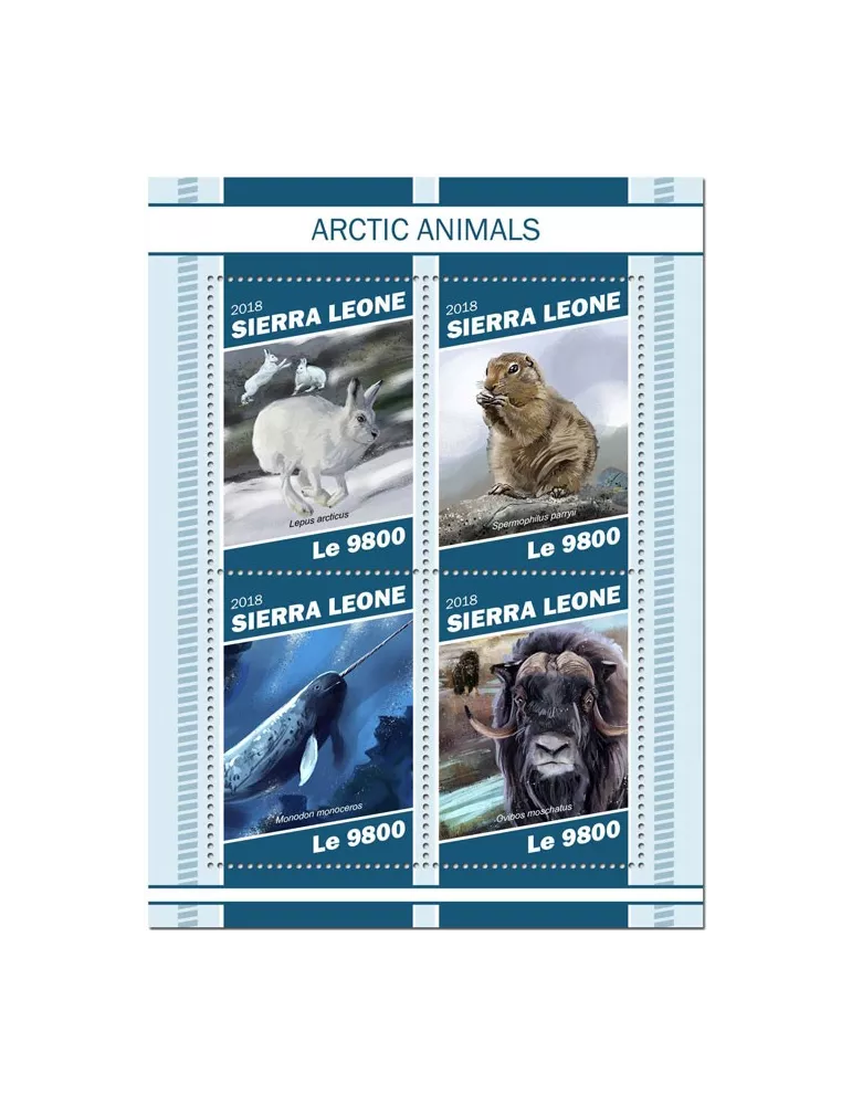 n° 8546/8549 - Timbre SIERRA LEONE Poste