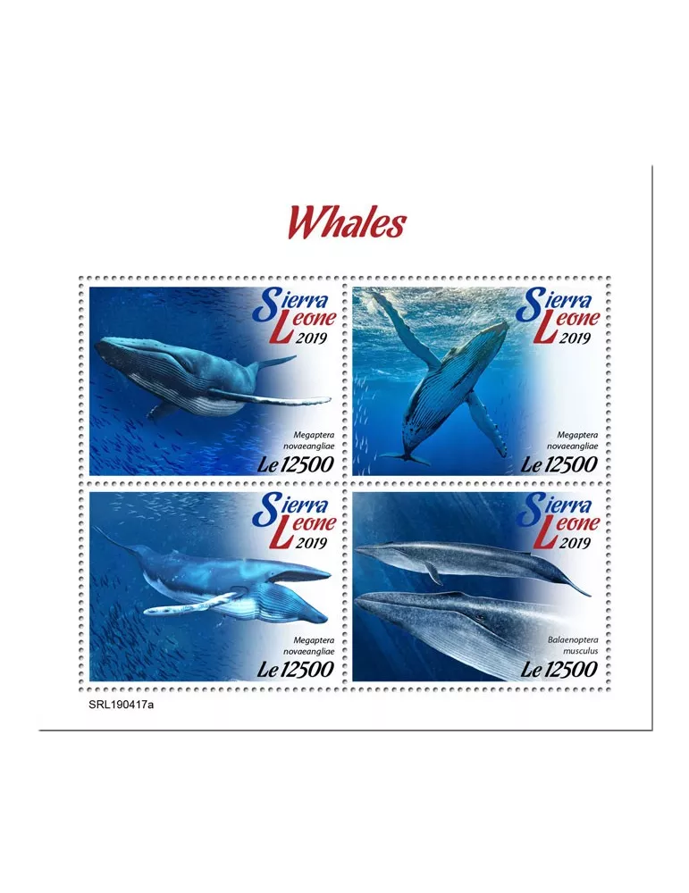 n° 8912/8915 - Timbre SIERRA LEONE Poste