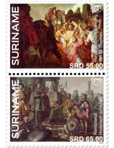 n° 3208/3209 - Timbre SURINAM Poste