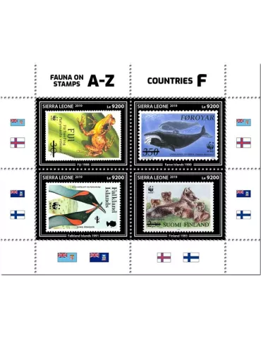 n° 9340/9343 - Timbre SIERRA LEONE Poste