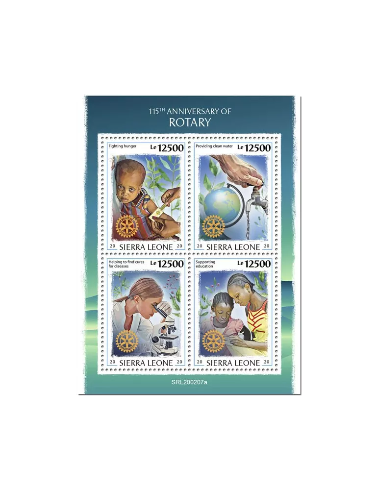 n° 9725/9728 - Timbre SIERRA LEONE Poste