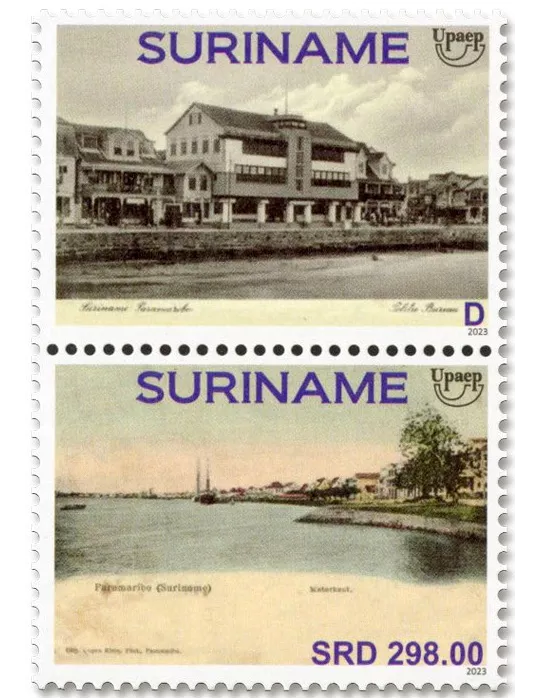 n° 3320/3321 - Timbre SURINAM Poste