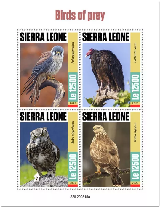 n° 9824/9827 - Timbre SIERRA LEONE Poste