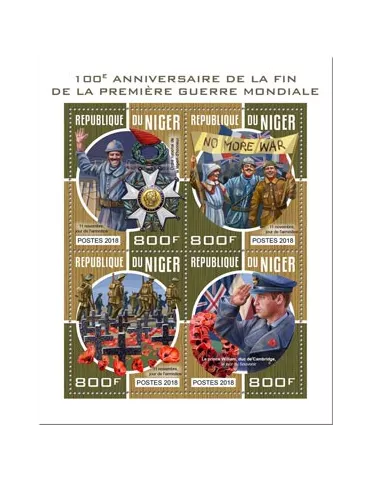 n° 4621/4624 - Timbre NIGER Poste