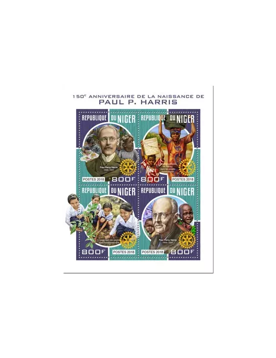 n° 4629/4632 - Timbre NIGER Poste