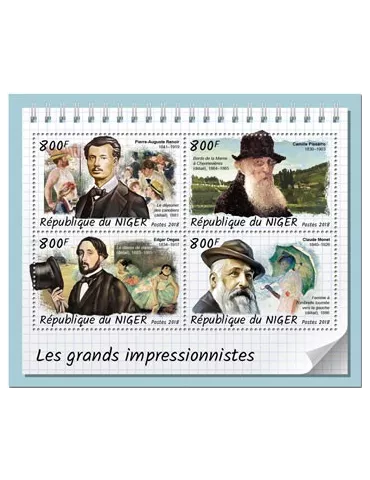 n° 4733/4736 - Timbre NIGER Poste