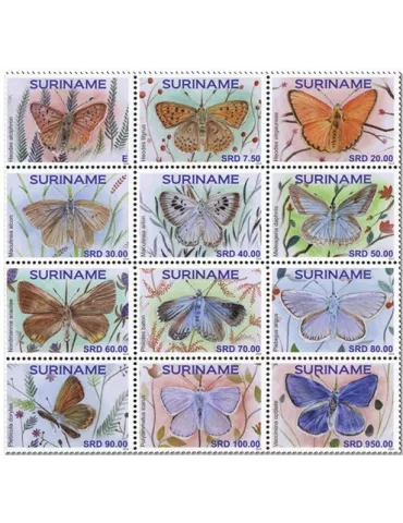 n° 3377/3388 - Timbre SURINAM Poste