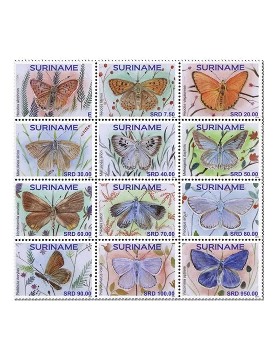 n° 3377/3388 - Timbre SURINAM Poste